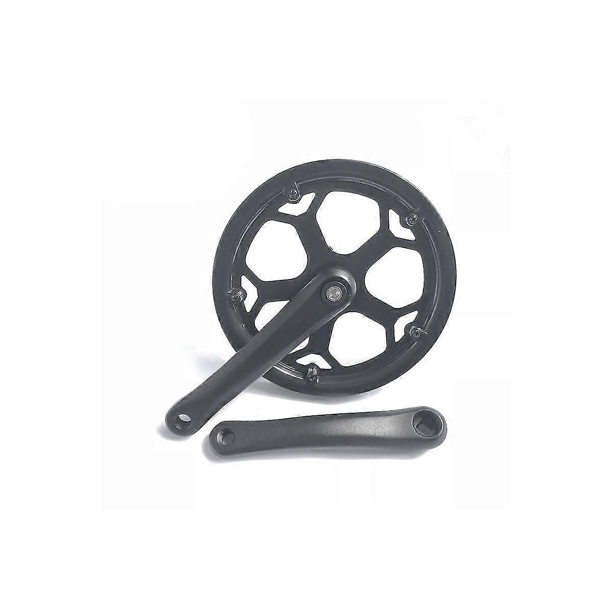 Folding Bike Crankset 48T Square Hole 170Mm Cnc Crankset Bicycle Crank Set Sprocket