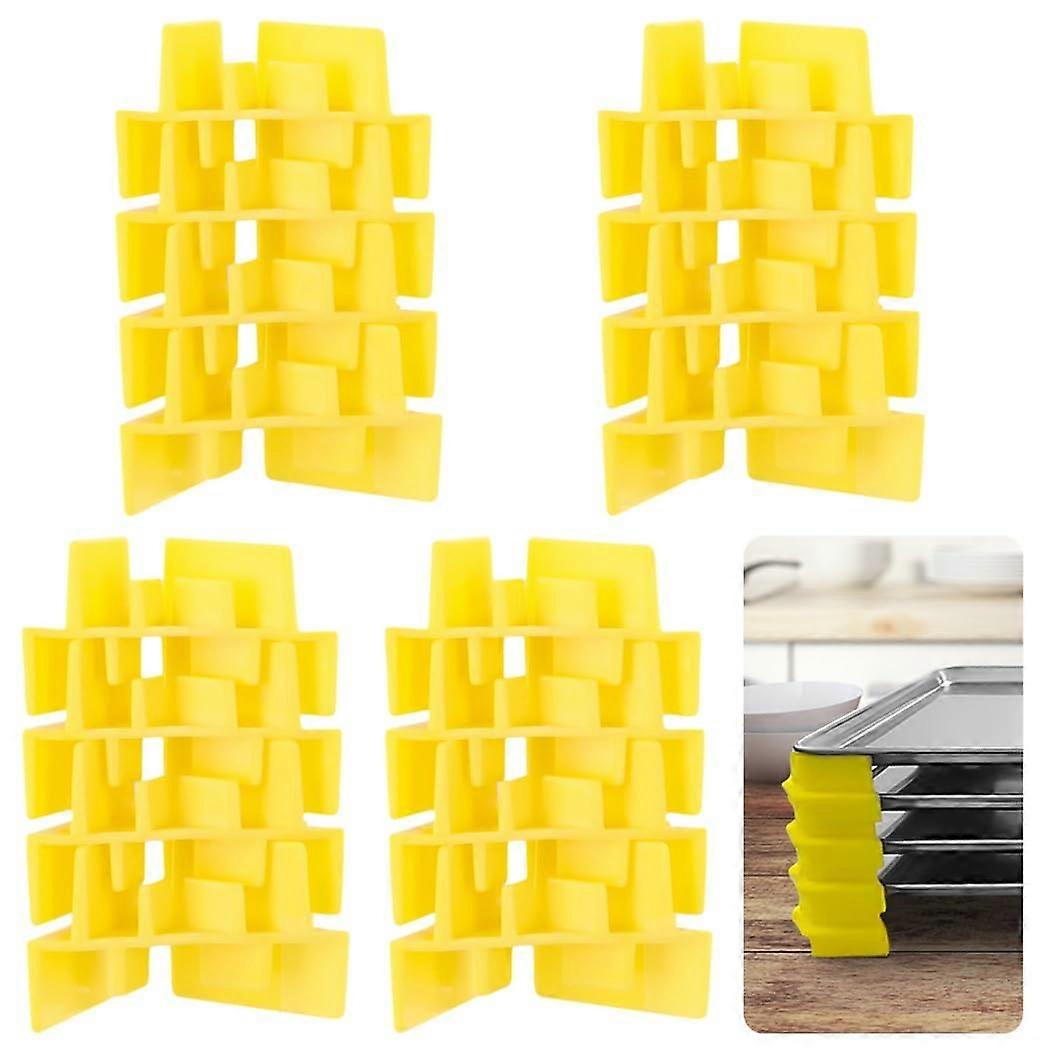 Freeze Dryer Tray, 16Count, Stackable Up To 5 Trays, Fits Harvest Right, Yellow (Tray Only)