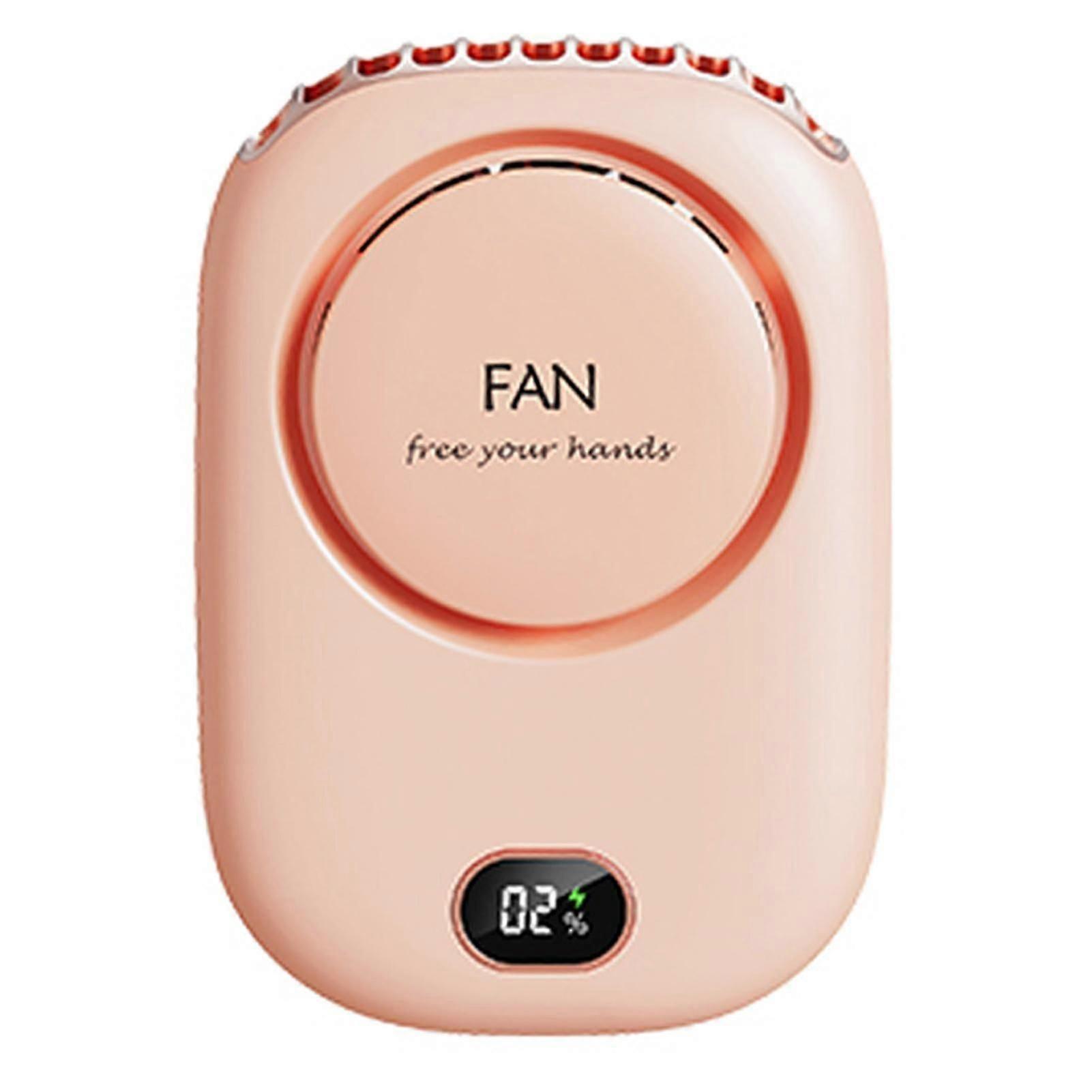 Adjustable USB Rechargeable Quiet 3 Speed Hand Free Mini Fan