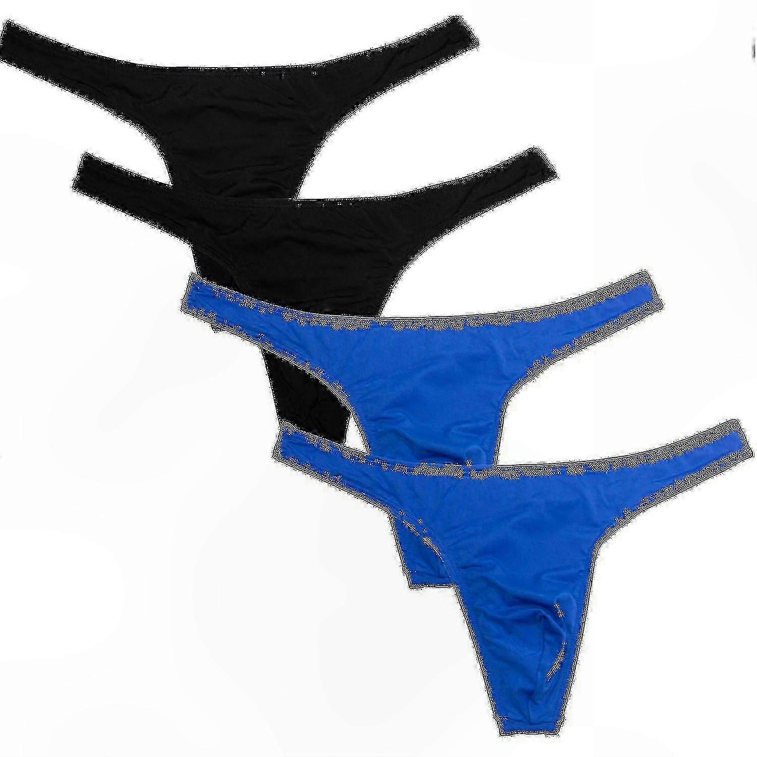 Men's Micro-Mesh String Briefs 4-Pack - Moisture-Wicking Underwear for Active Lifestyle