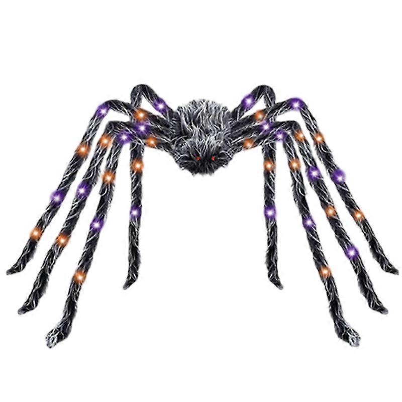 Halloween spider lights, three-color lights, multiple specifications suitable for courtyard decoration