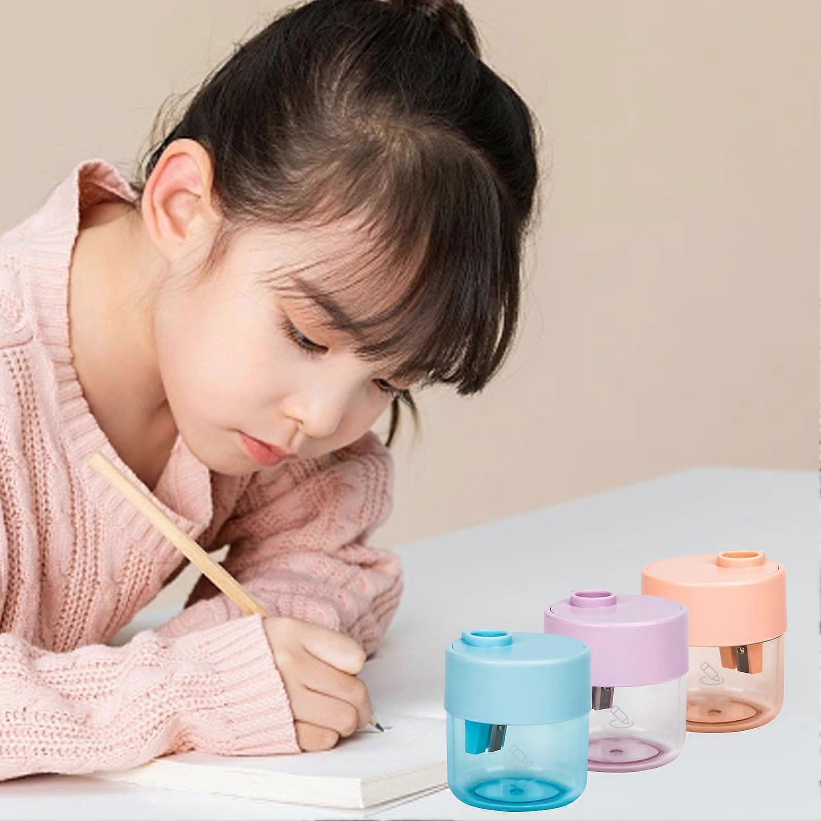 Manual Single Hole Pencil Sharpener Quick Sharpening ABS Alloy