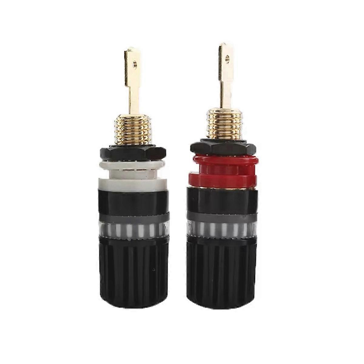 High-End Speaker Terminals Audiophile Amplifier Speaker Terminal Connector Banana Jack Sound Audio Connector Adapter