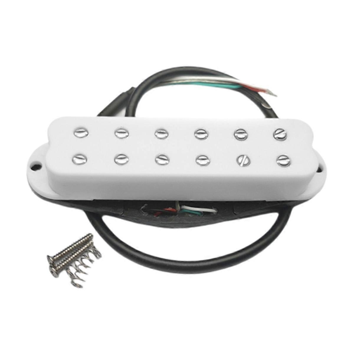 Guitar Pickup Low Noise High Output Dual Coil Single Guitar Pickup Guitar Parts White