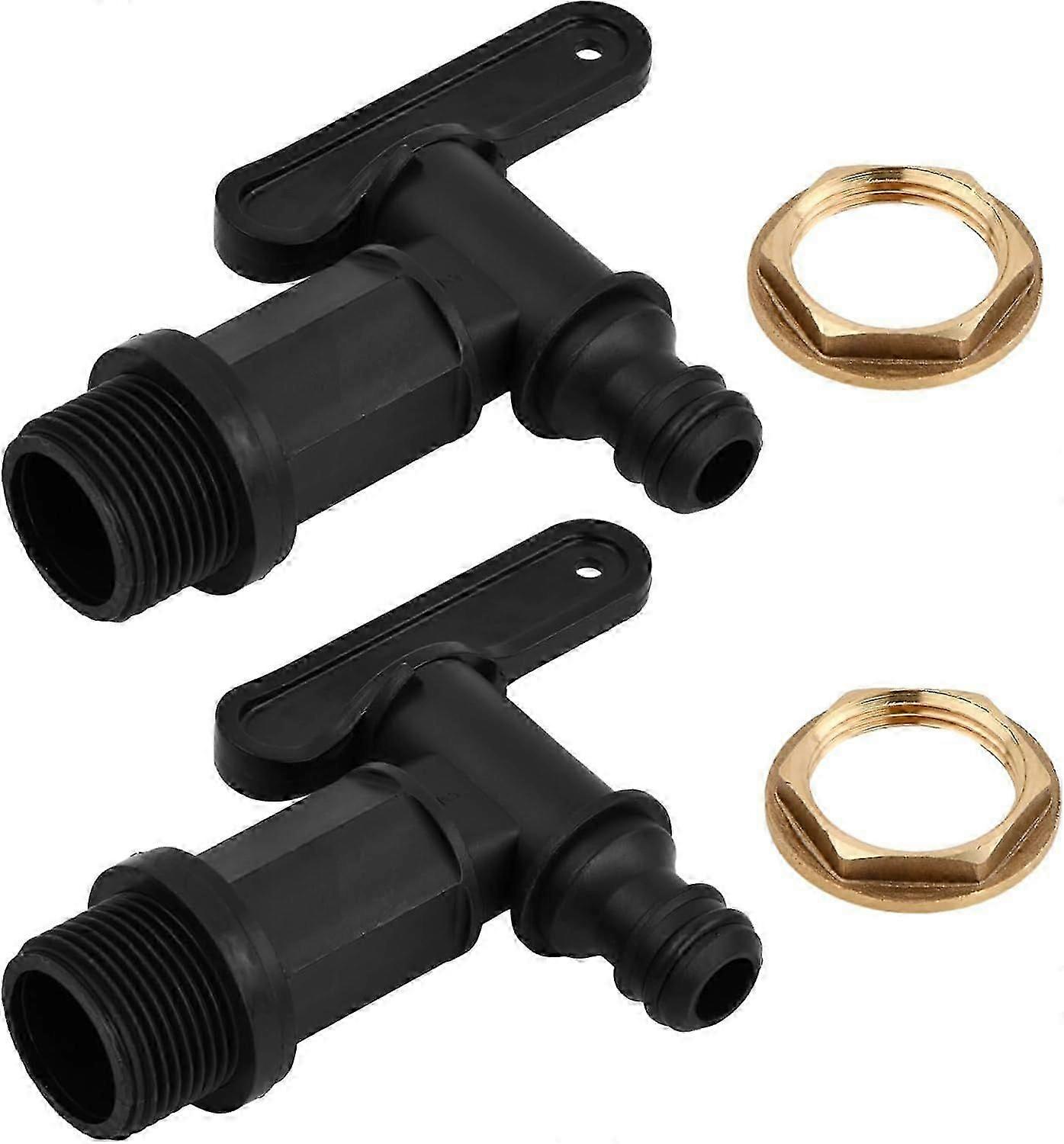 Rain Barrel Tap Set Water Container Flow Control