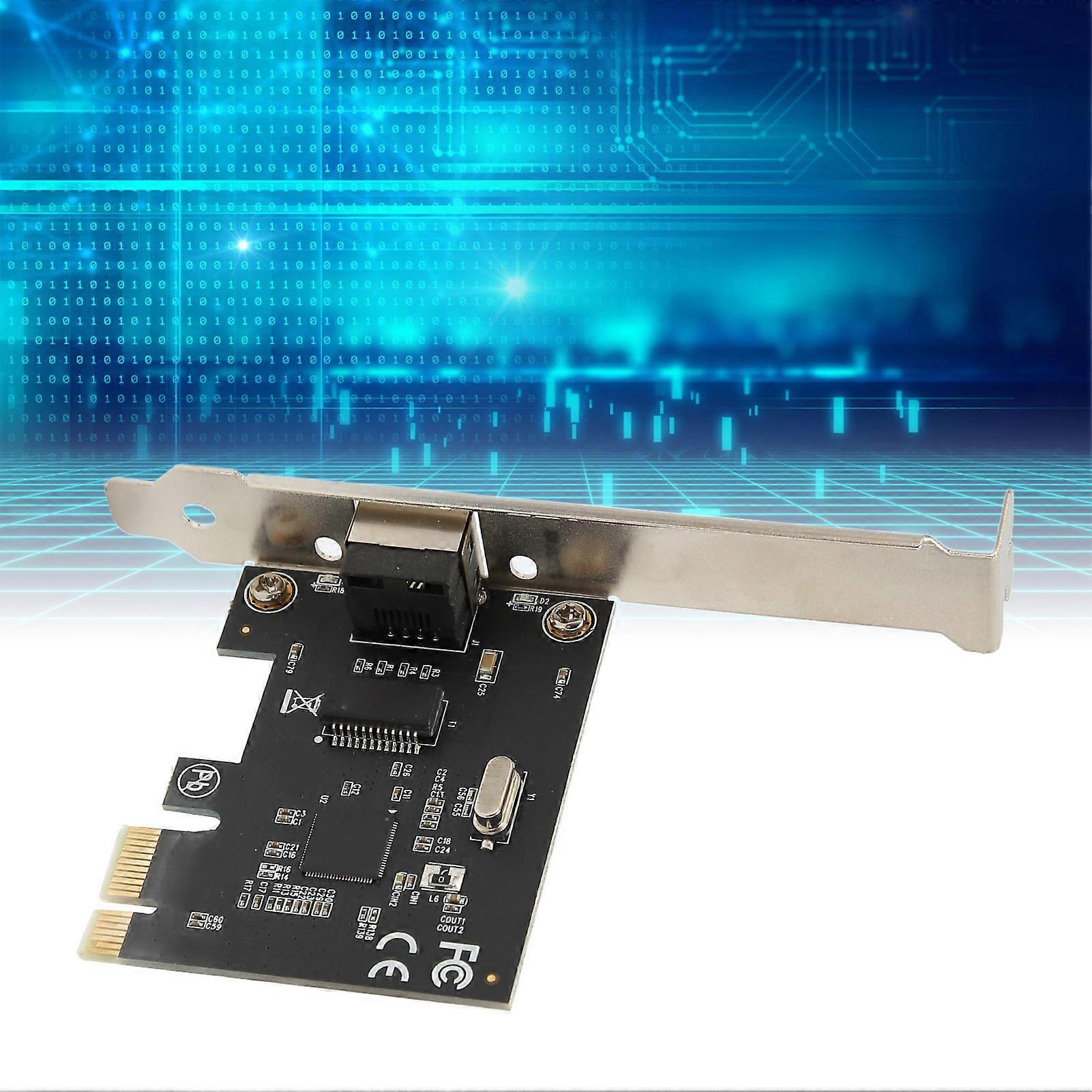 PCIe Gigabit Ethernet Network Card 10/100/1000Mbps RJ45 Adapter