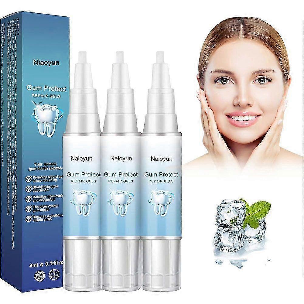 3-10 sztuk Żel naprawczy dziąseł Odbudowa Wzmocnienie Wybielanie Usuwanie oddechu Zapalenie Jamy ustnej Zła ochrona Przeciw przebarwieniom dziąseł Recessio