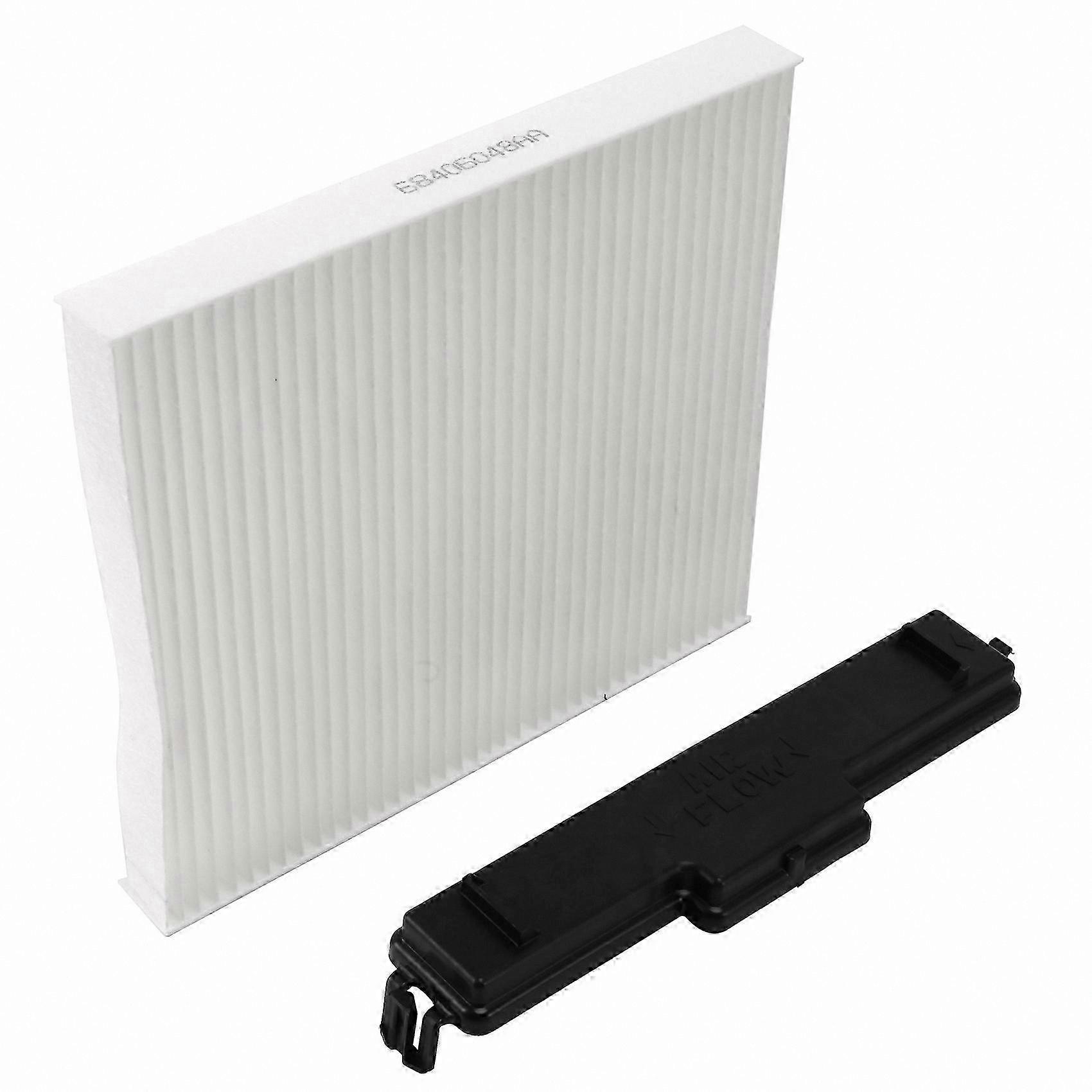 Cabin Air Filter Kit Compatible with RAM 1500 2500 3500 & Filter Access Door 68052292AA Replacement