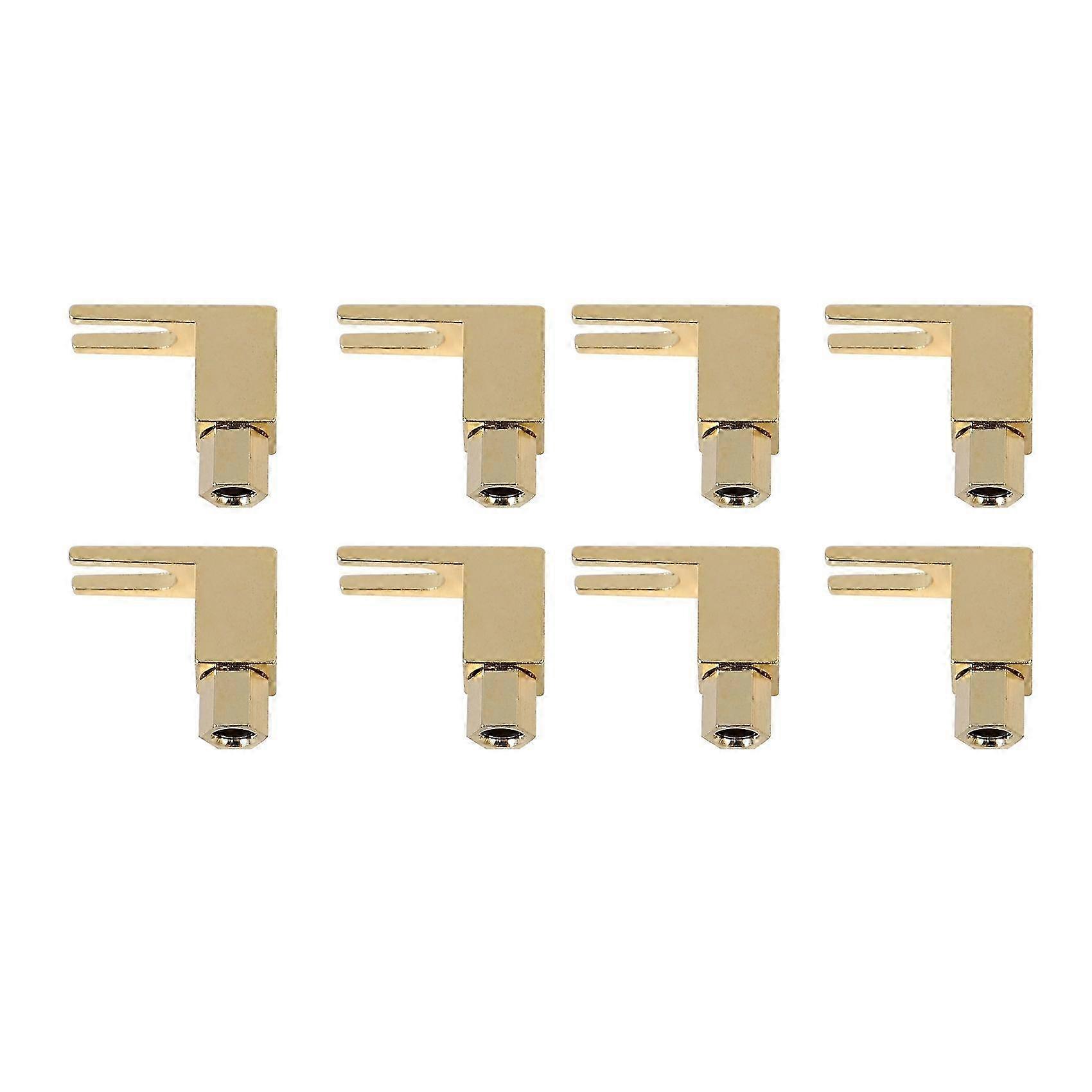 8 pcs total Hi-end Banana to Spade Adapter Plug/Speaker Cable Connector  Wy-yp01-8/Spade De L/8 ----