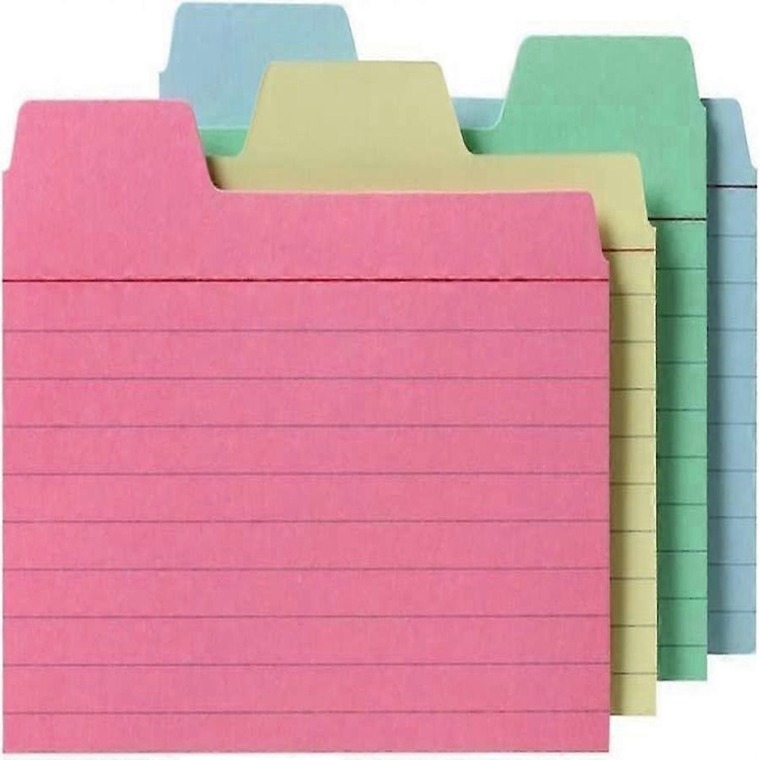 It Tabbed Index Cards, 3 x 5 Inches, Assorted Colors, 48-Pack