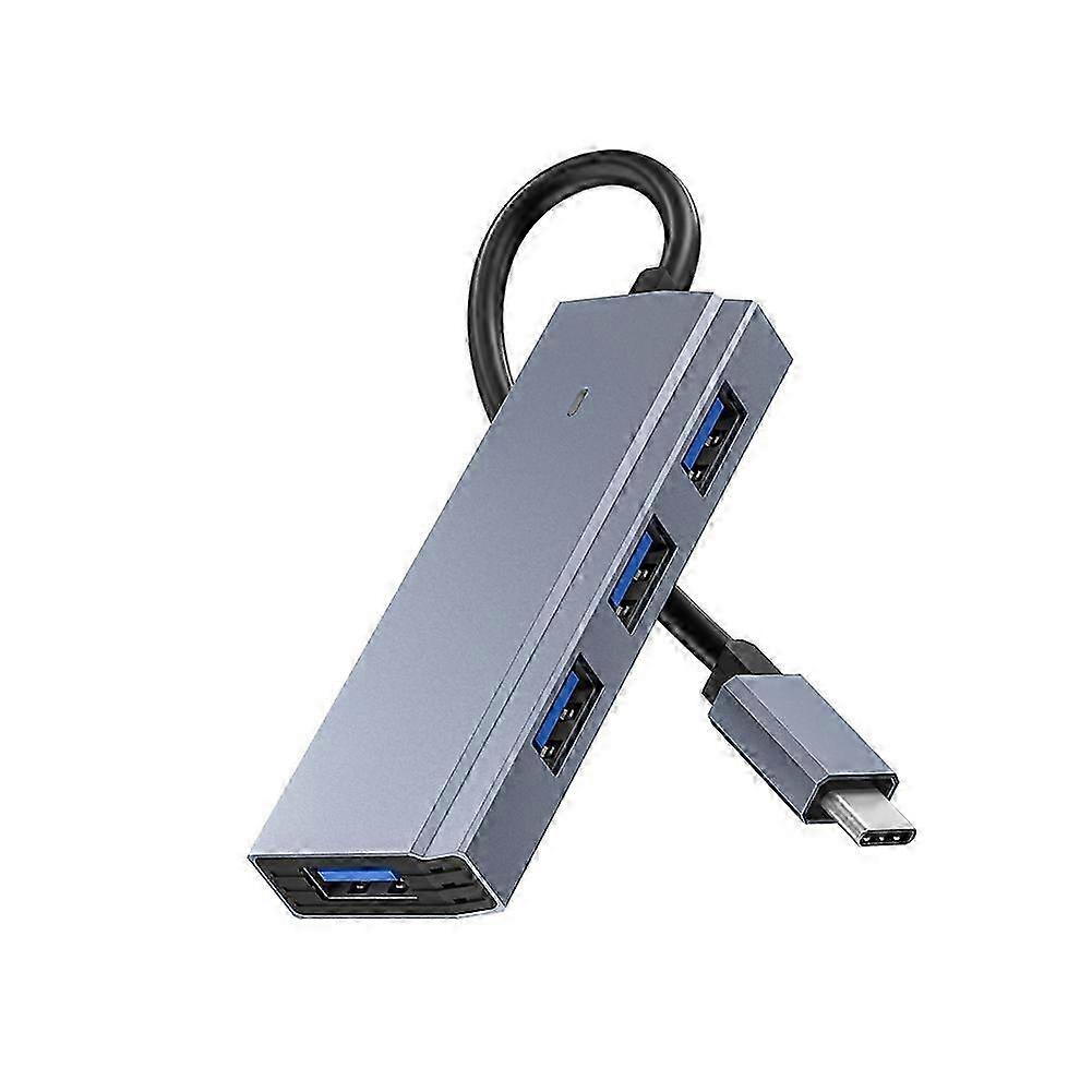 USB-C Laptop Docking Station with 4-in-1 Type-C Hub and 4 USB 3.0 Ports - Universal Adapter for Laptops and Tablets