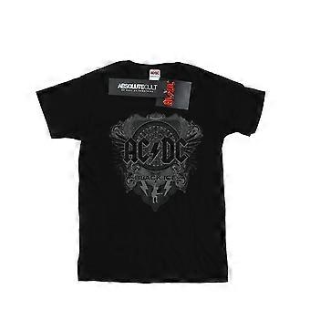 AC/DC Damen/Damen Schwarzes Eis Baumwolle Boyfriend T-Shirt