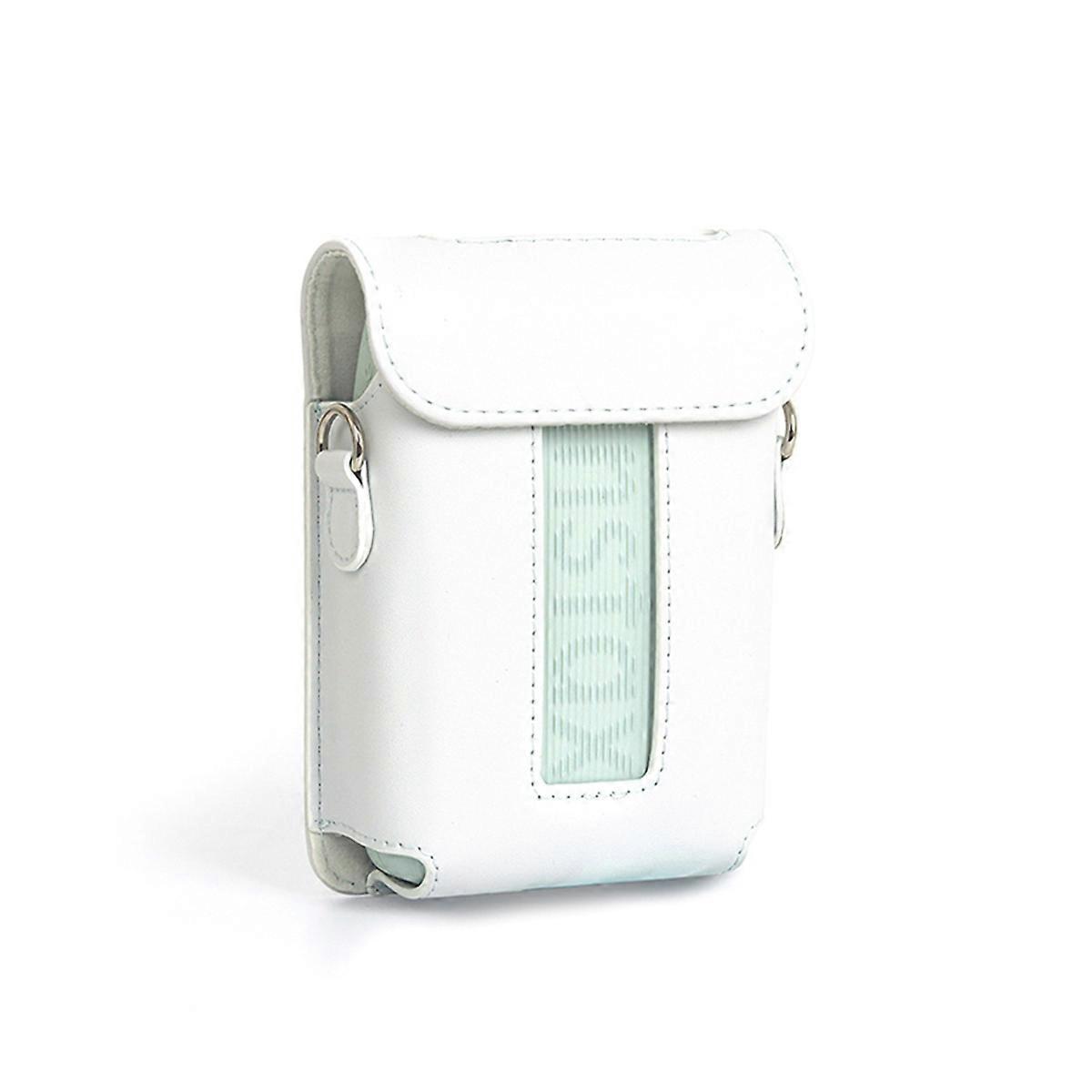 For Mini Link 3 PU Leather Printer Carrying Case Retro Shockproof Storage Bag Accessories Dustproof B