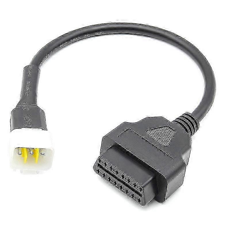 6 Pin To Obd 16 Pin Adaptor Cable Motorcycle Fault Detection Connector For-haoyi