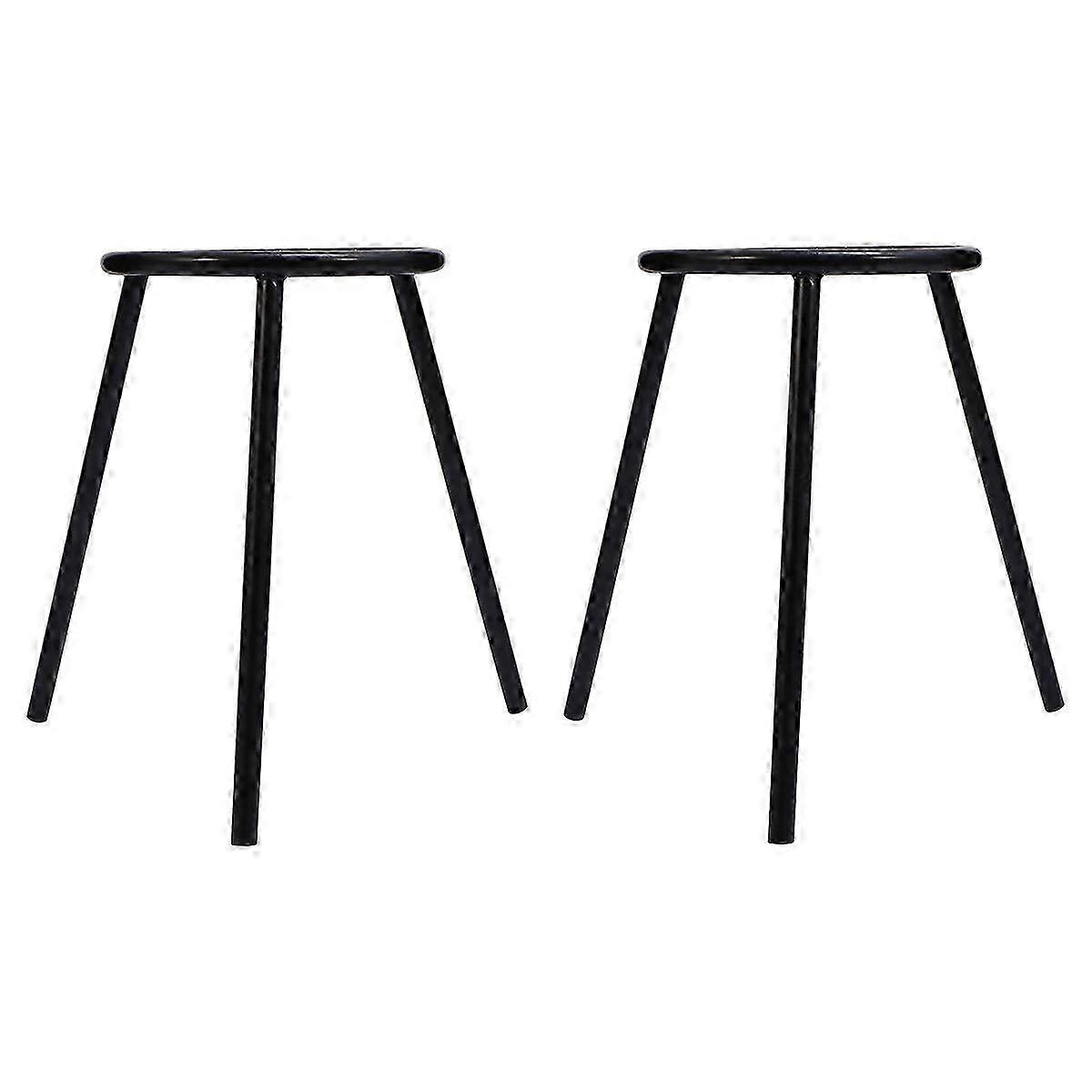 2 Pcs Devices Burner Stand Kit Tripod Holder Laboratory Trvlpod Tripod Burner Stand