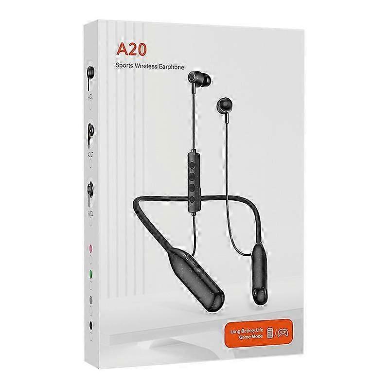 A20 Sports Bluetooth Headset Hanging Neck Wireless Noise Reduction For Men And Women-X