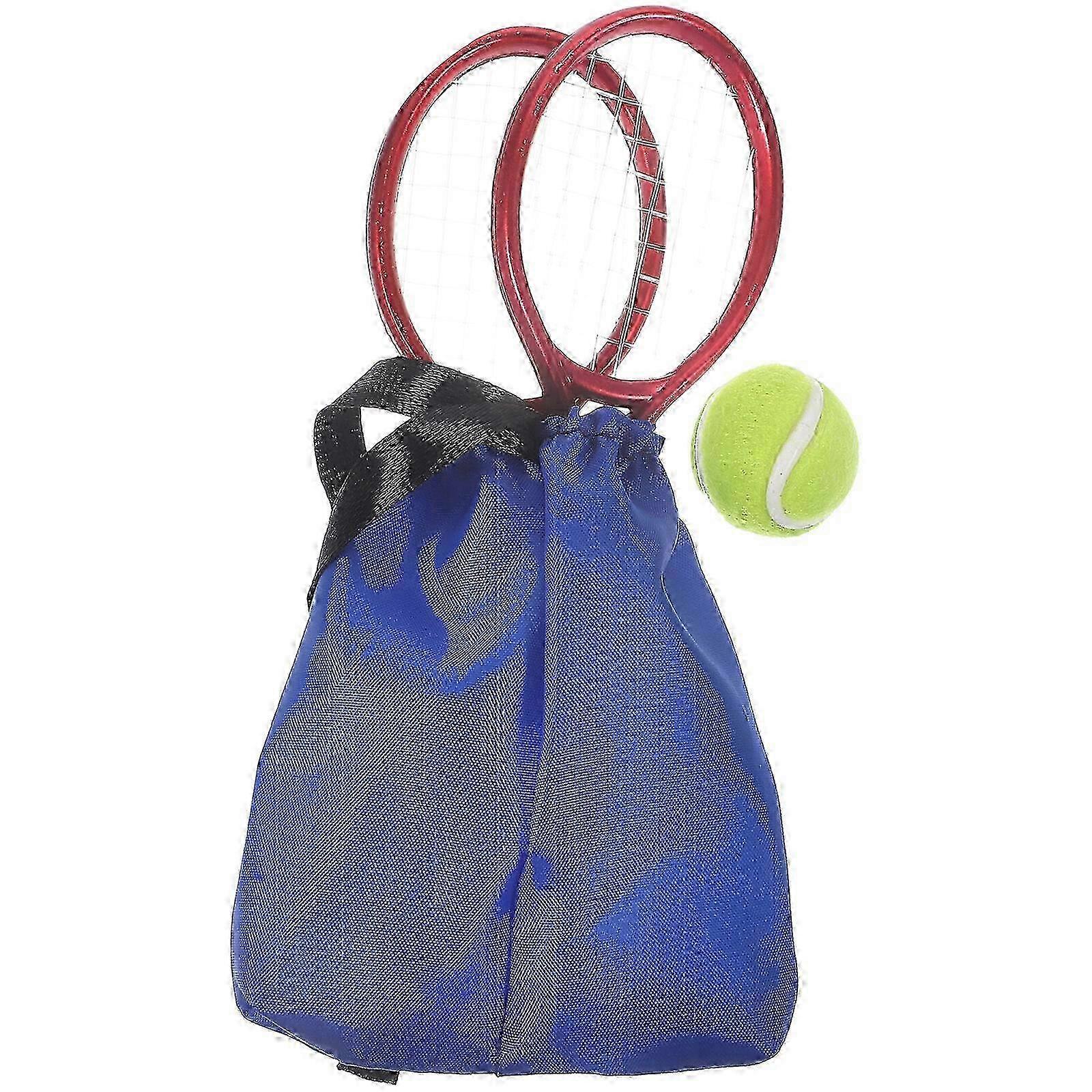 1 Set of Mini Tennis Racket Desktop Mini Tennis Racket Ornamental Tennis Racket Model 2025
