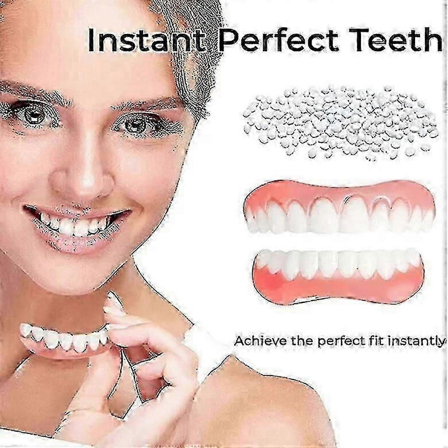 1/2/3x Advanced Customized Full Denture Set, Silicone Reline Denture Set