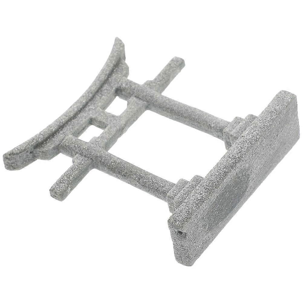 Simulation Ornament Gate Aquarium Landscape Prop for Decor 4Pcs