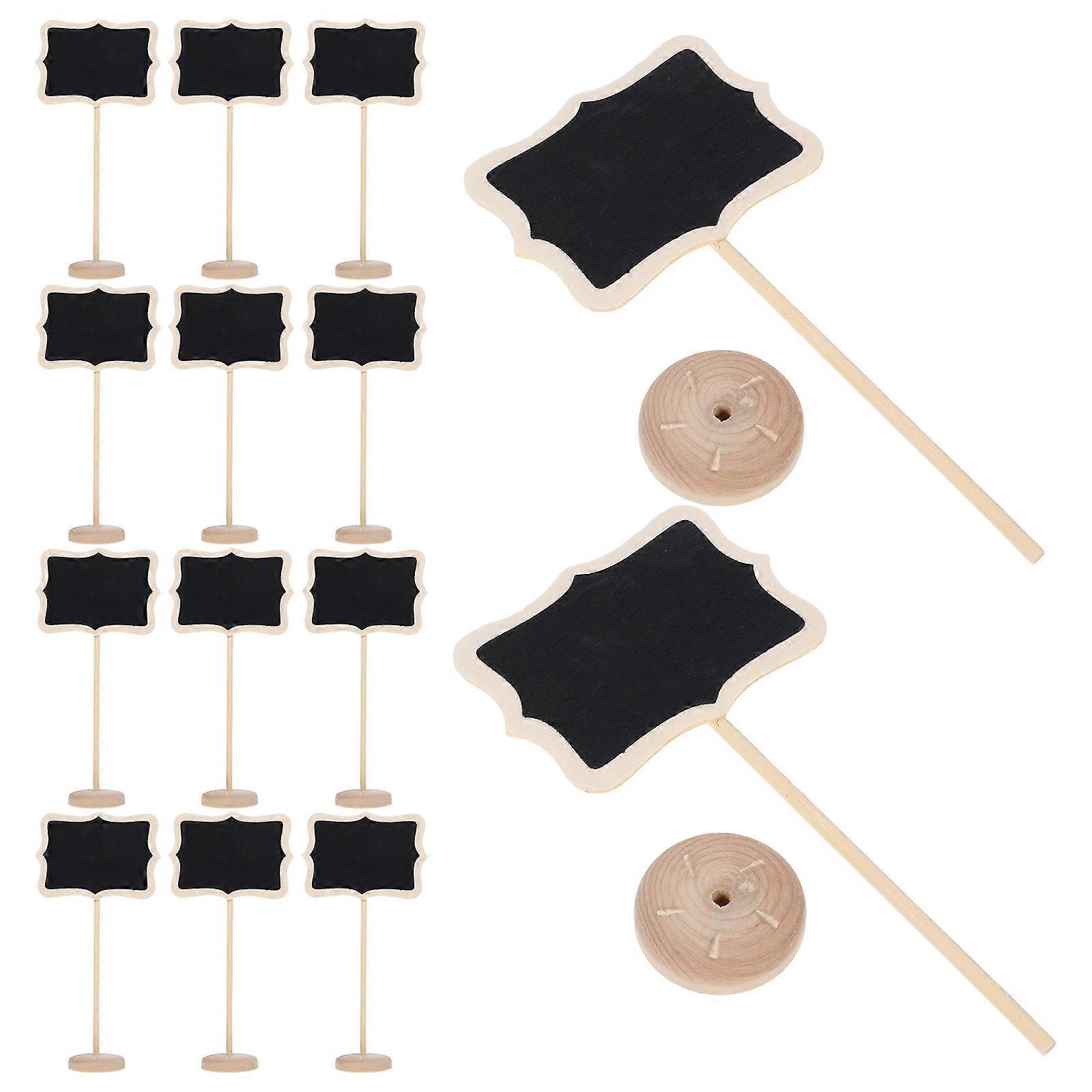 Wooden Mini Blackboard Signs for Table Numbers 45 Pieces
