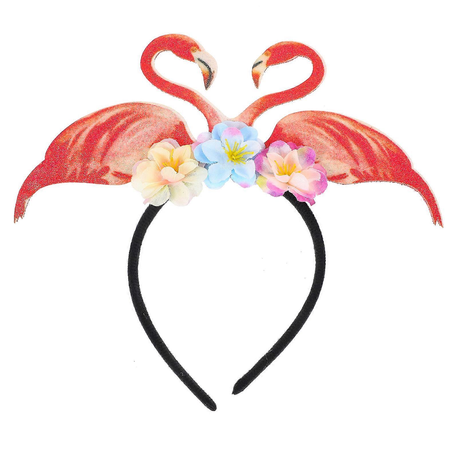 Flamingo Headband Tropical Headband 2Pcs for Party Decoration