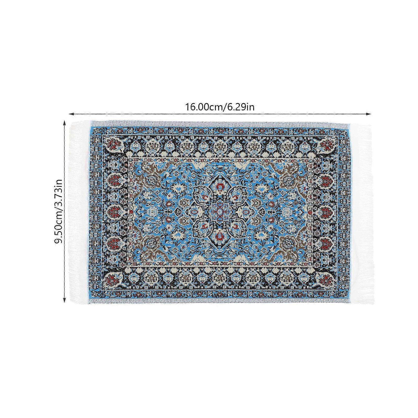 Mini House Carpet Mini House Prop for Miniature Garden Pa Nylon Assorted Color Decorative 3Pcs