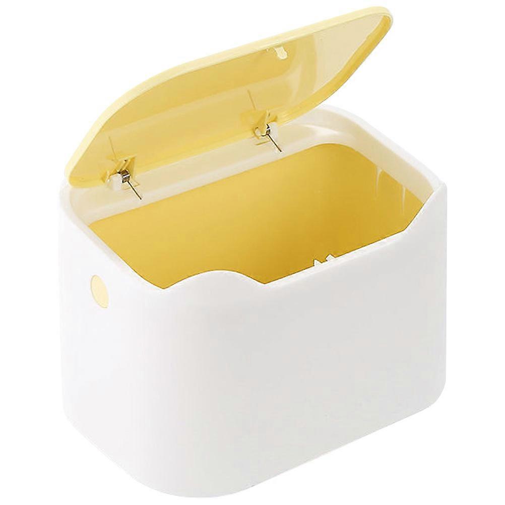 Garbage Can Desktop Garbage Bucket for Storage 3Pcs Press Type Trash Container