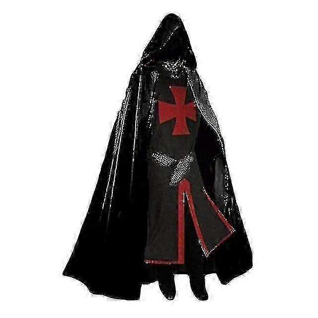 Mens Medieval Crusader Knights Templar Costume Tw
