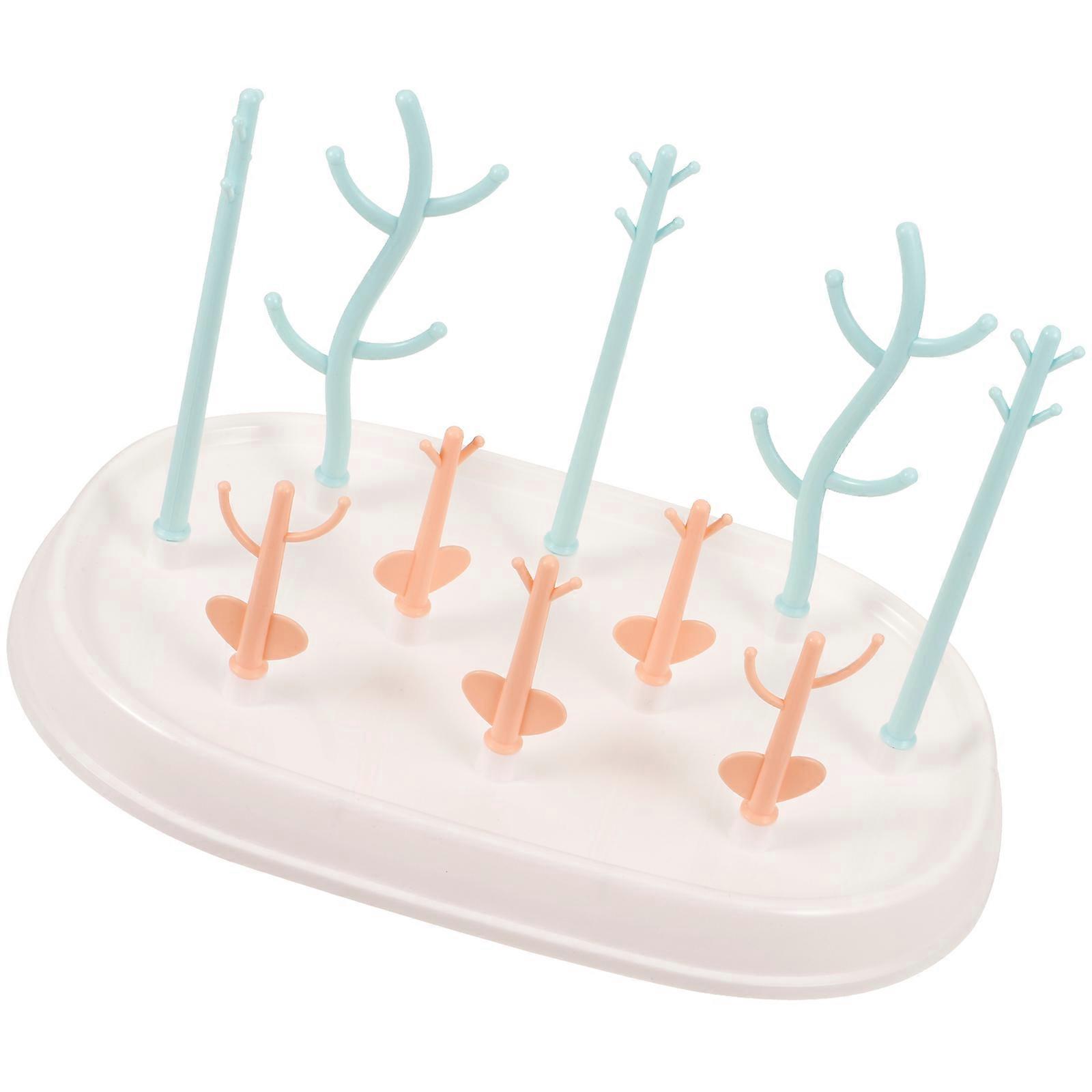 Multi-Layered Baby Bottle Drain Rack For Home Use Assorted Color Portable Design Draining 1Pcs