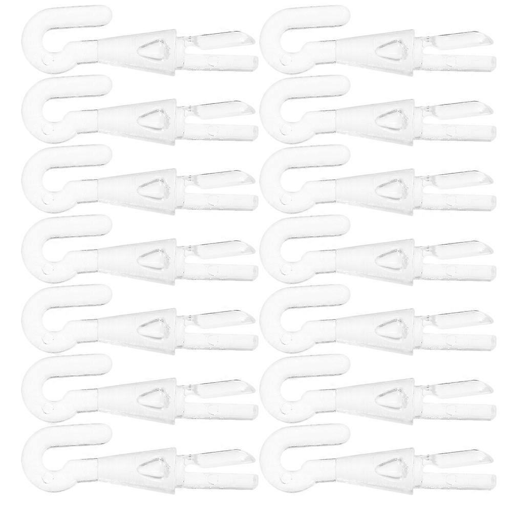 Transparent Plastic Blind Wand Hook for Vertical Blinds 80Pcs Replacement