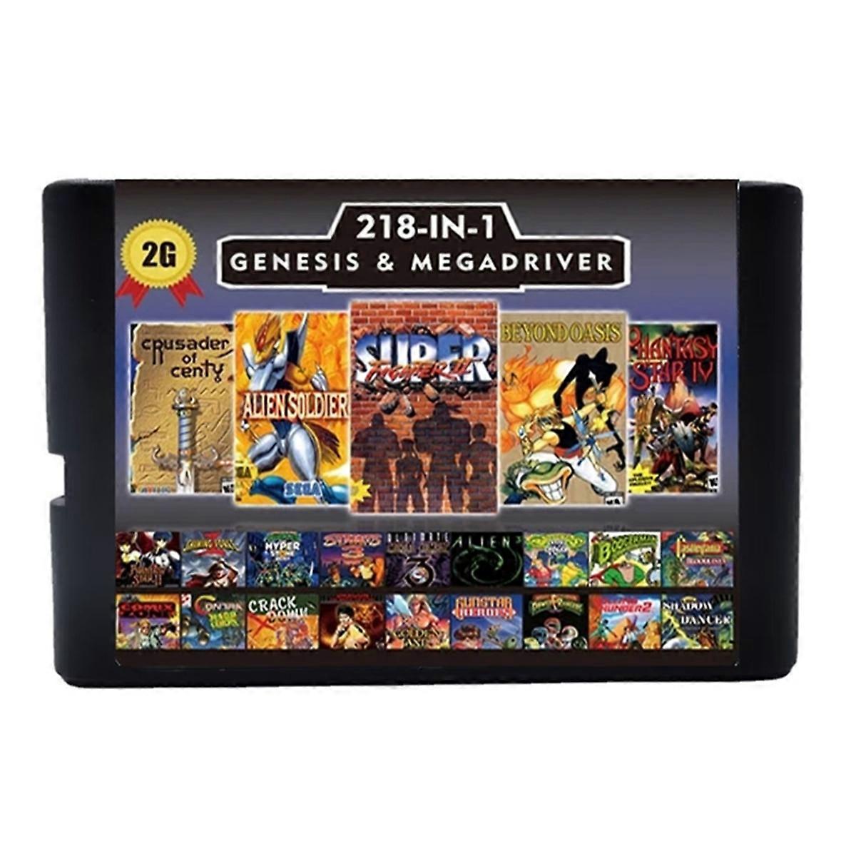 16 Bit Game for Megadrive Game ,Black