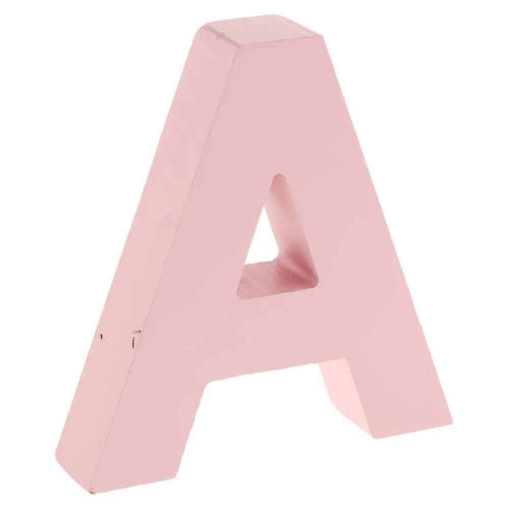 Pink Wooden Floating Letters Letters Numbers Door Alphabet Letter Address Spells A