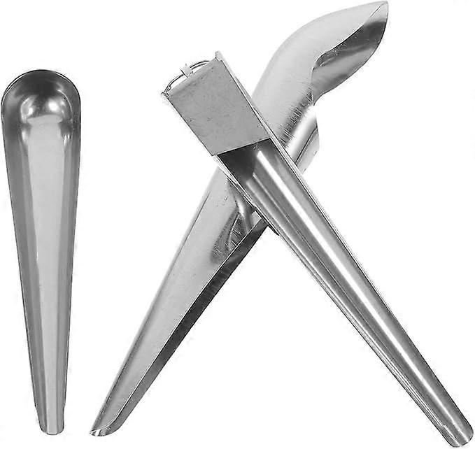 3Pcs Stainless Steel Bird Feeder Scoop Finch Chicken Feeding Tool Scoop for Birds for Poultry and Pet Care