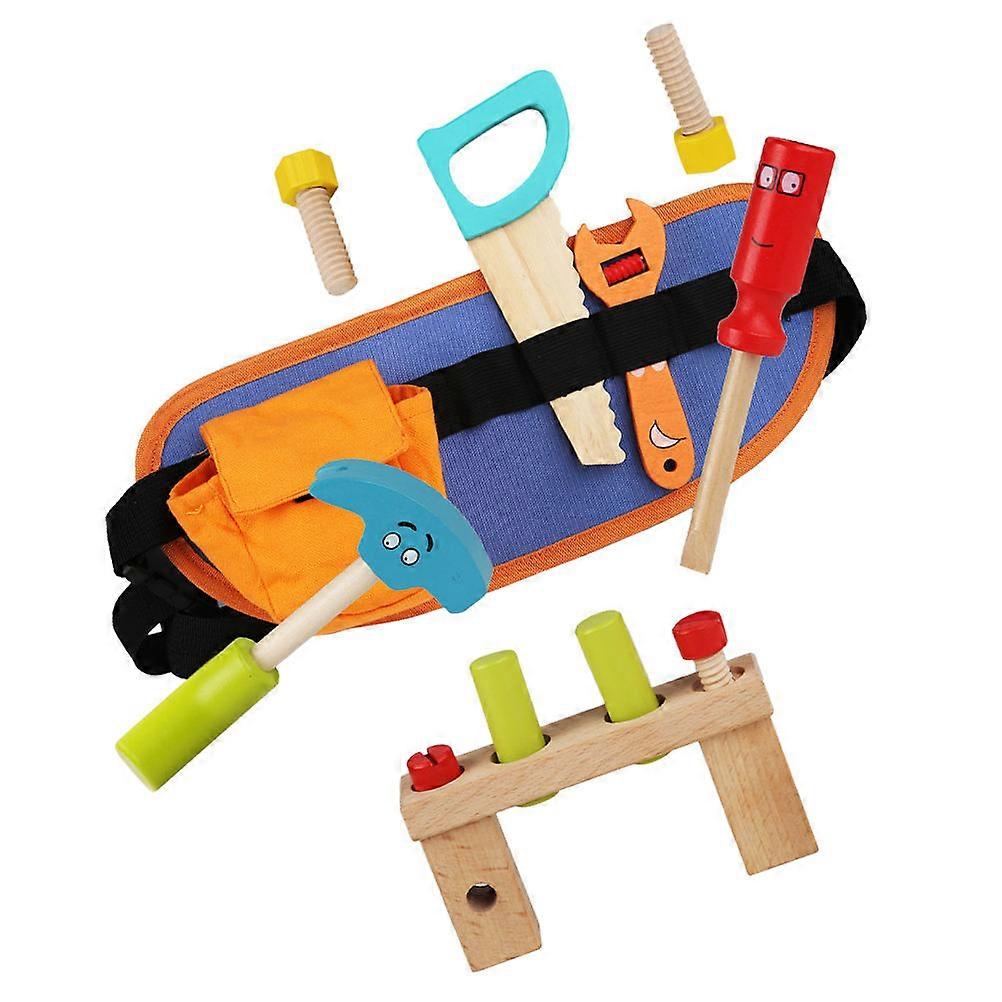 Toddler Tool Set Wooden Repair Plaything for Kids 3Sets Assorted Color