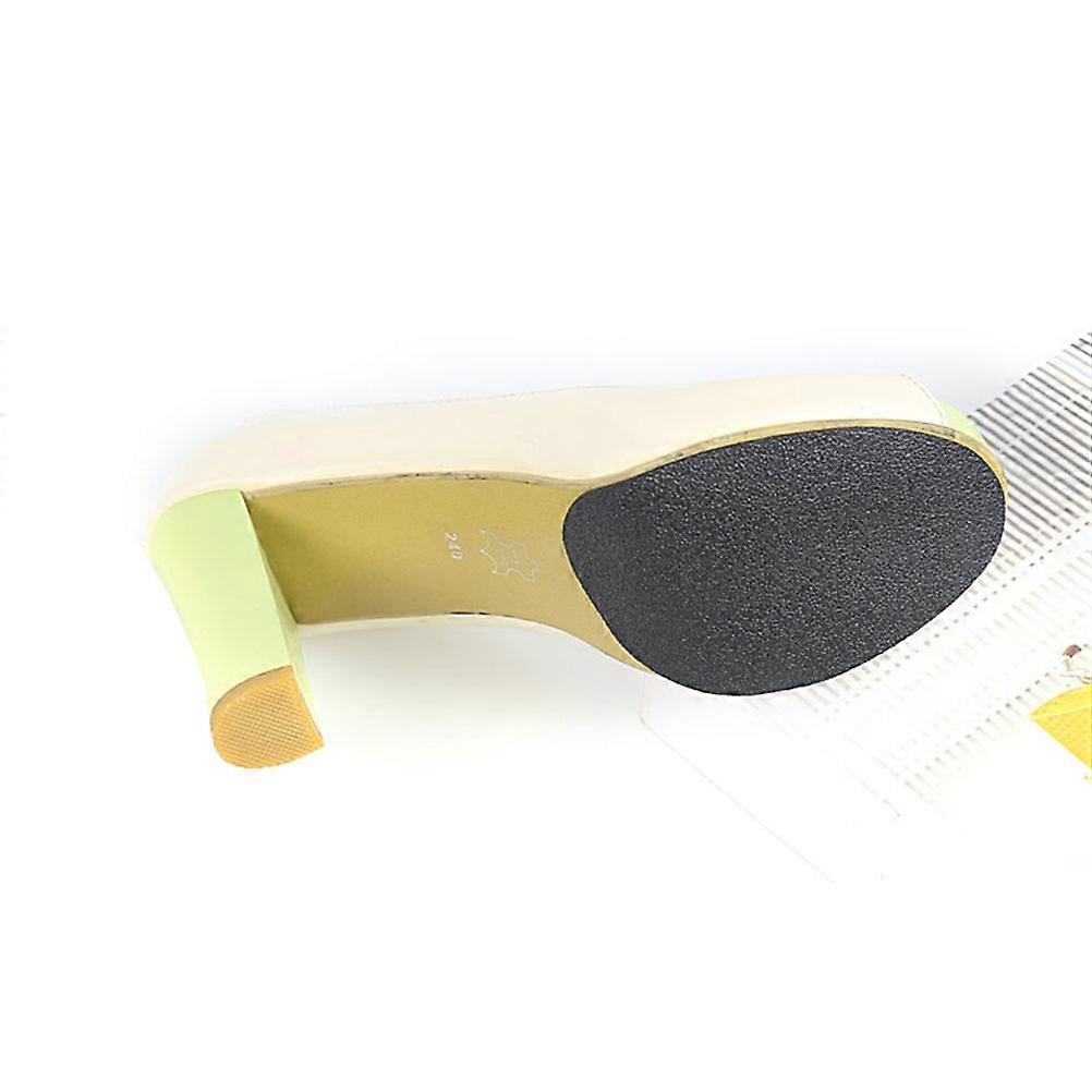 Non-Slip Shoe Pads High Heel Sole Protectors for Shoes Use 1Pair Black