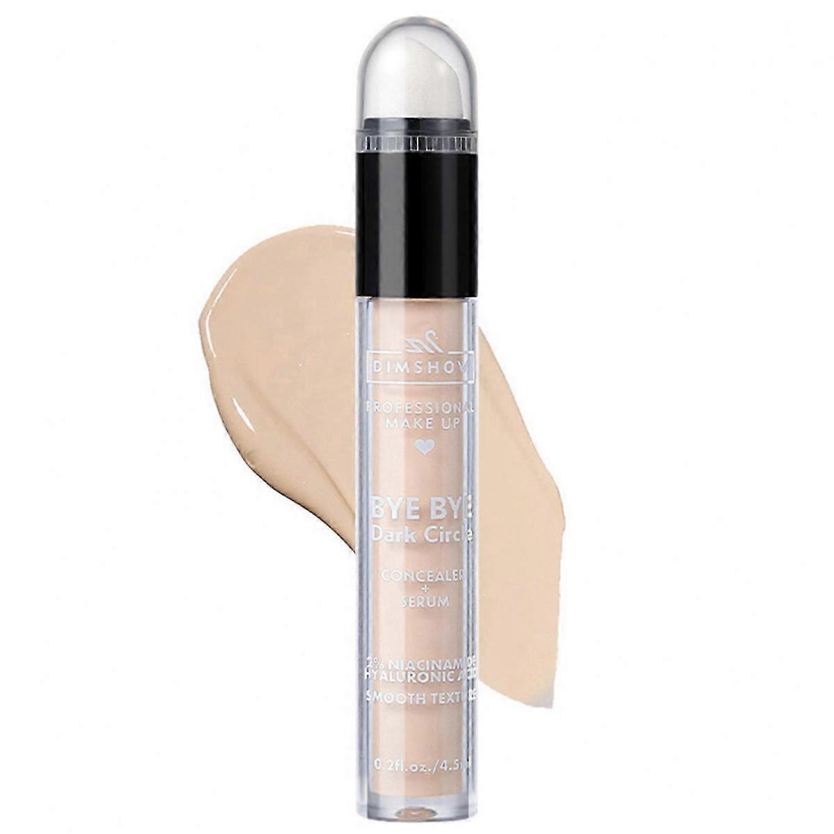 Double-Ended Concealer Cream Full Coverage Waterproof Under Eye Concealer for Dark Circles Blemishes
