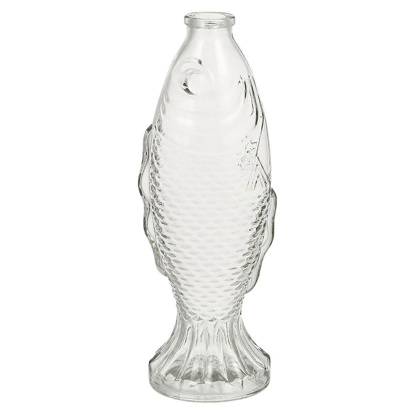 5Pcs Transparent Glass Corked Bottle for Storage and Flower Decoration