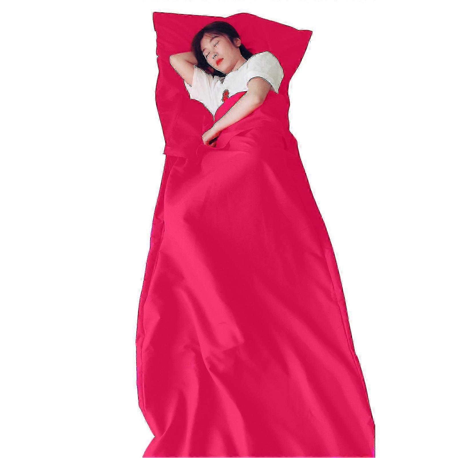 Sleeping Bag with Pillowcase Super Soft Foldable Travel Sheet