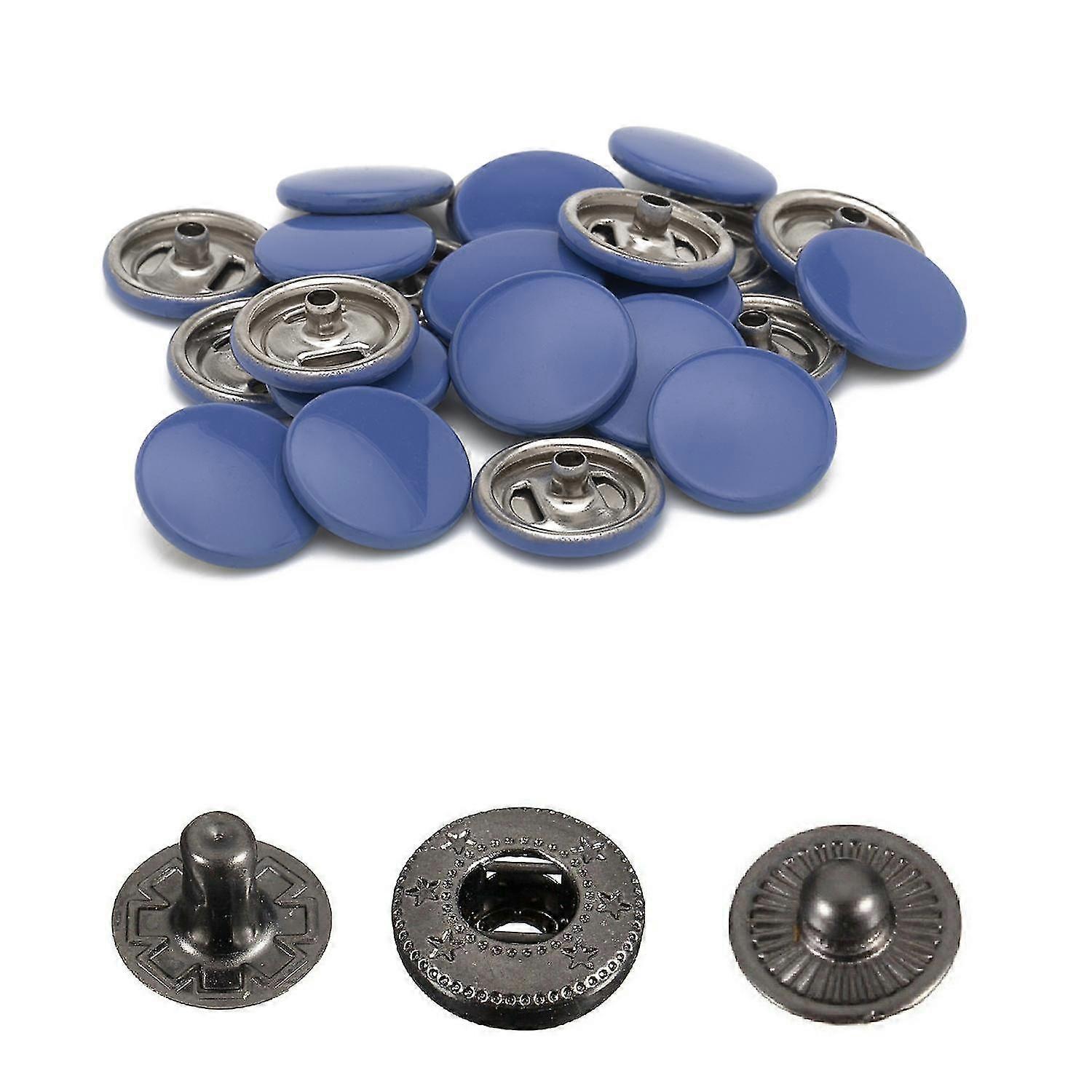 S Spring Press Studs Cap With Gunmetal