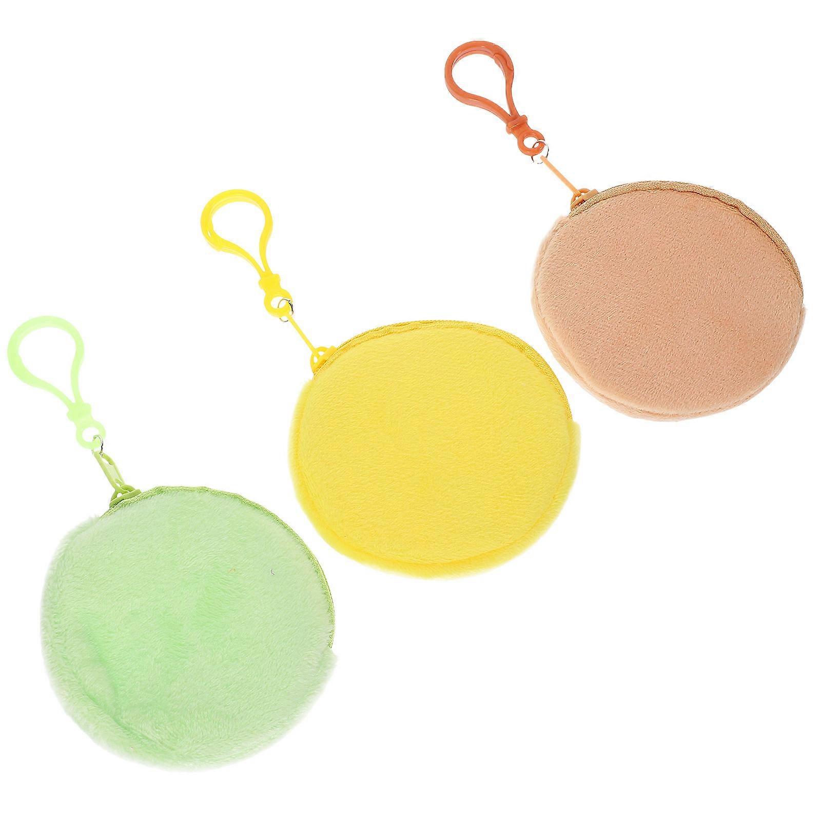 Small Plush Coin Purses Assorted Color Purse for Women 15Pcs with Buckle