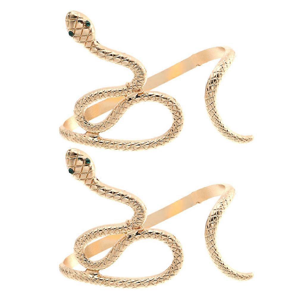 Creative Palm Cuff Snake Hand Bracelet for Decoration 6Pcs