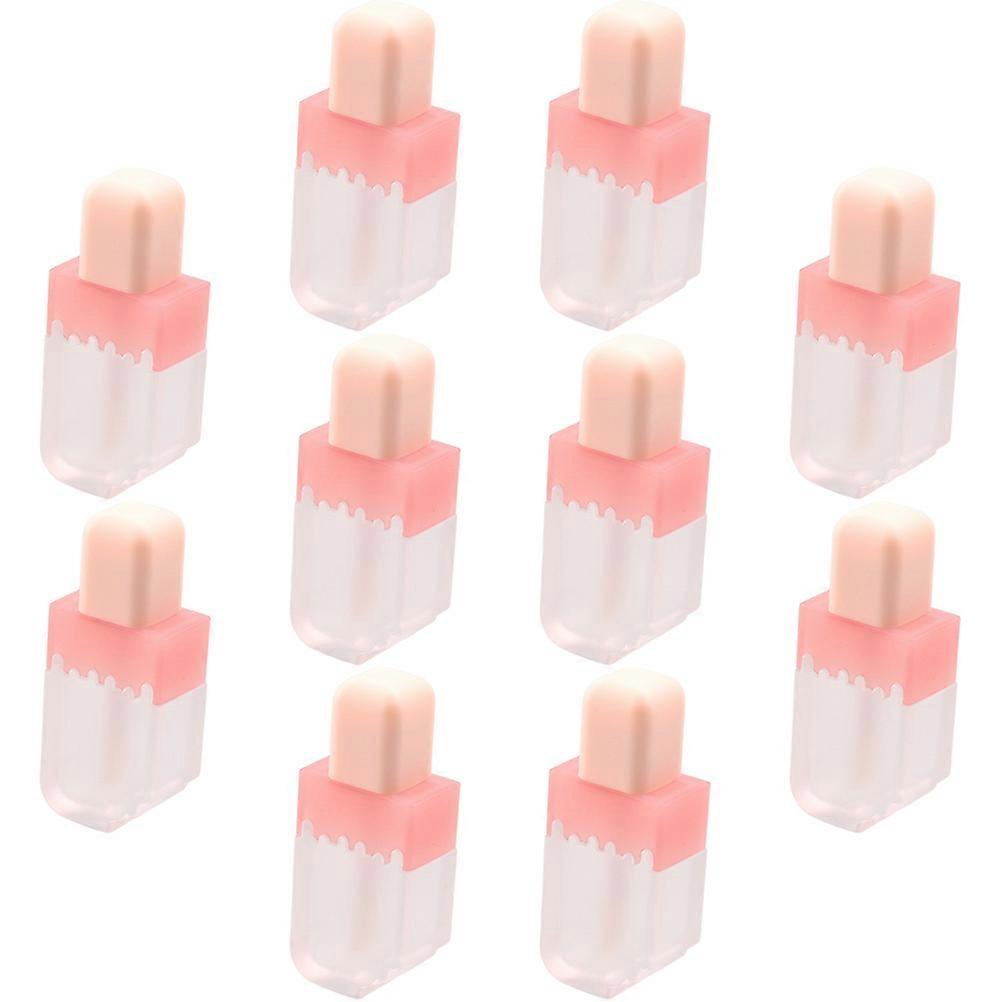 Lip Gloss Tubes Refillable for Lip Balm Use 40Pcs Assorted Color ABS Material