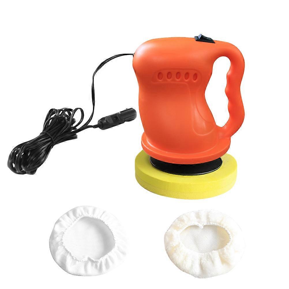 Car Polisher Machine for Car Waxing 12V Polisher Kit Orange