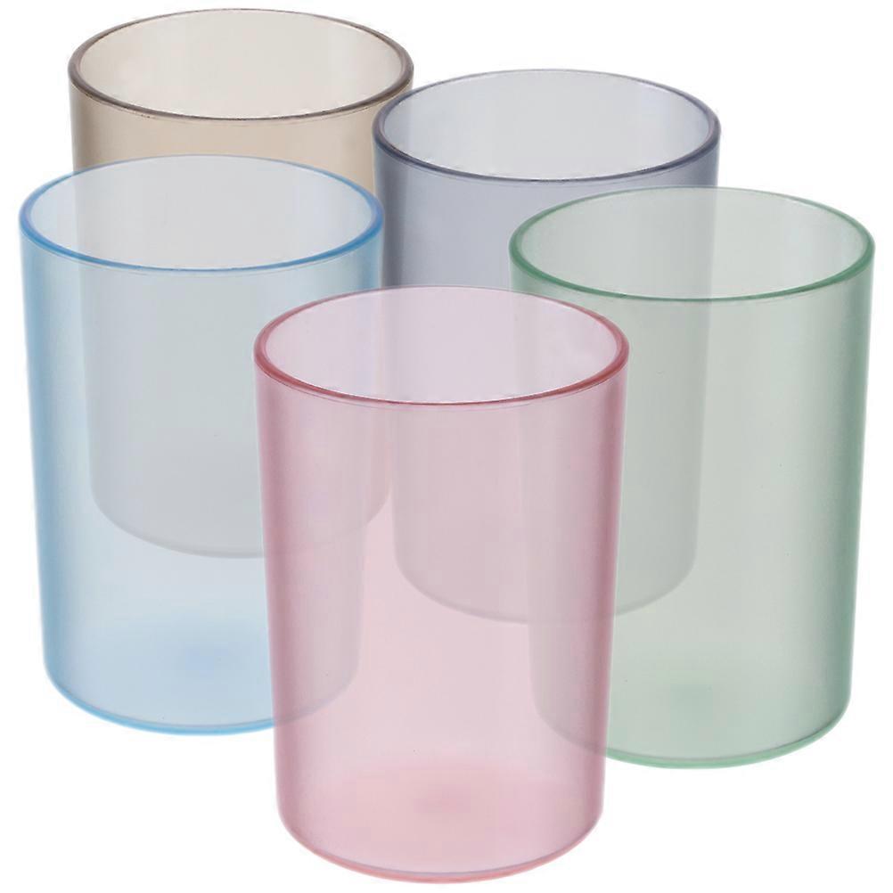 Bathroom Mug 15 Pcs Drinking Cups For And Outdoor Activities In Assorted Color Safe Plastic