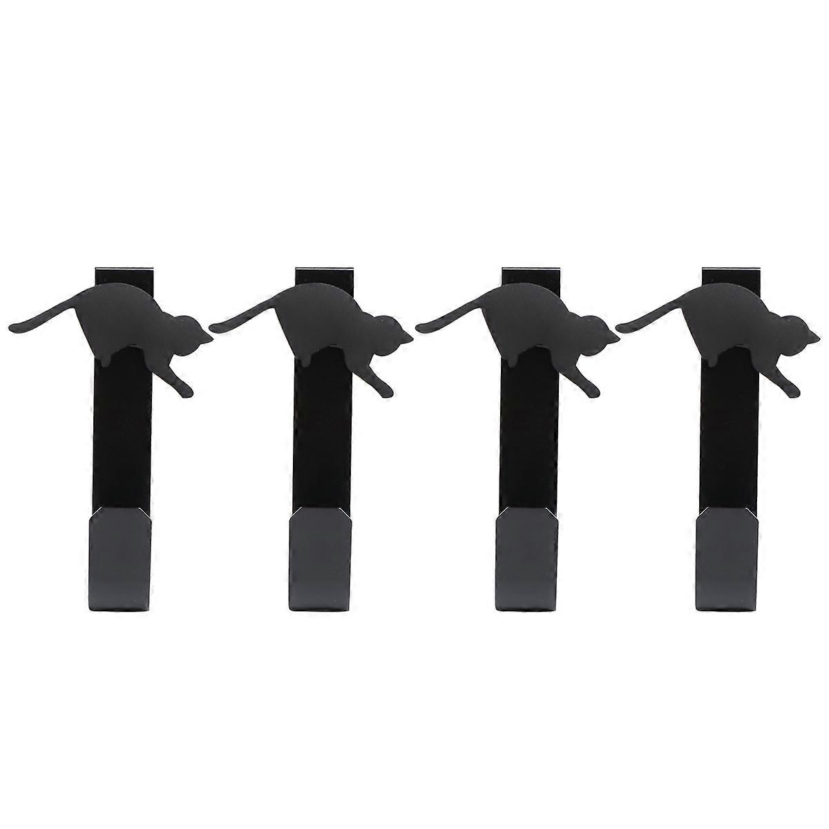 Cat Hooks Metal Decor Hooks for Holding 8Pcs Multifunctional Behind The Door