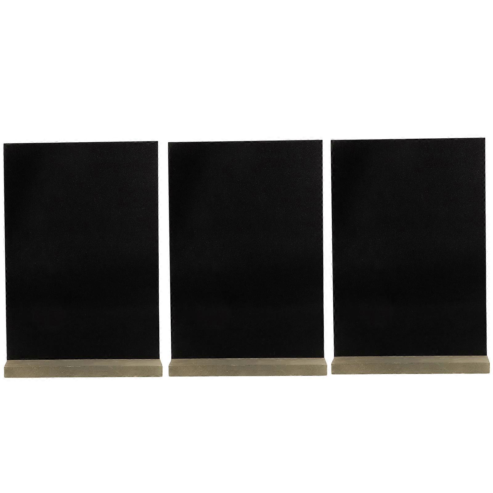 Mini Chalkboard Small Blackboard for Writing 15Pcs Double-Sided Display