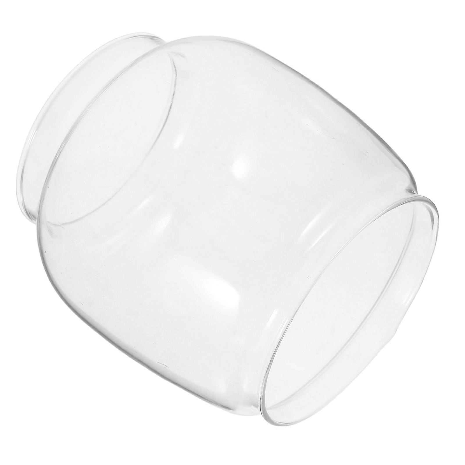 Transparent Glass Lamp Cover for Kerosene Lamp 3Pcs Frosted Table Use