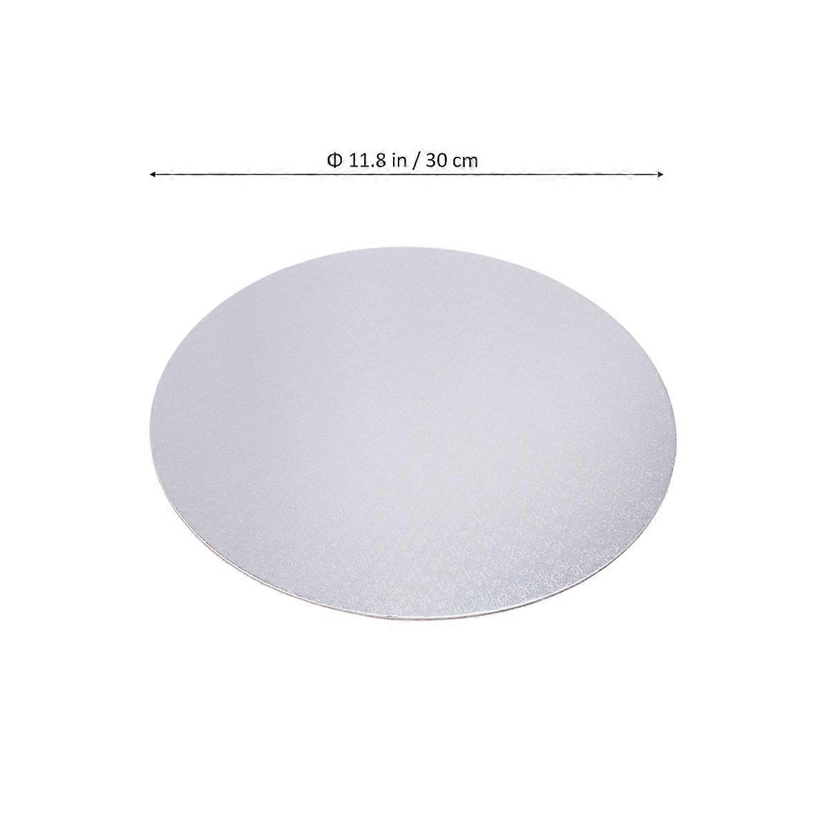 Cake Display Base Silver Round Cake Boards for Decoration 20Pcs