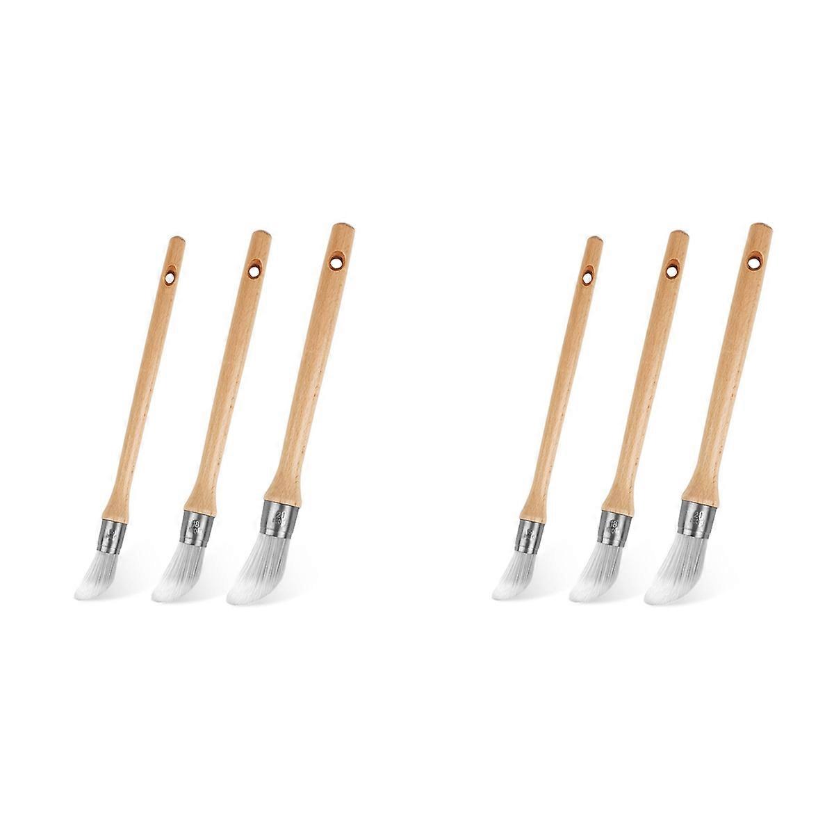 Trim Paint Brush,Edge Painting Tool Kit,Round Trim Brushes