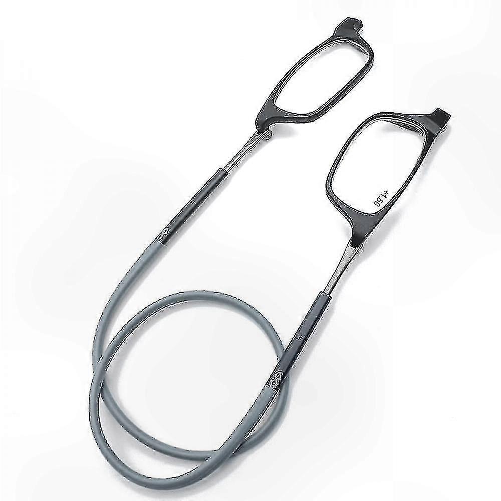 Stylish Magnetic Reading Glasses with Neck Loop for Comfort and Everyday Use